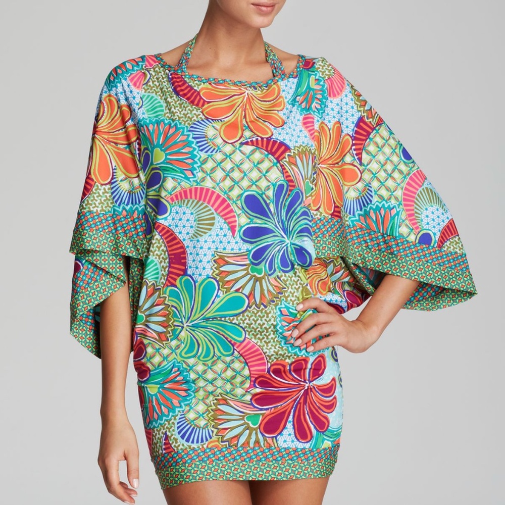Trina Turk Zanzibar Swim Cover Up Tunic (size L)